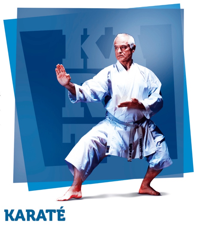 Karatéka en posture traditionnelle au Shinsei Karaté Club de Marseille